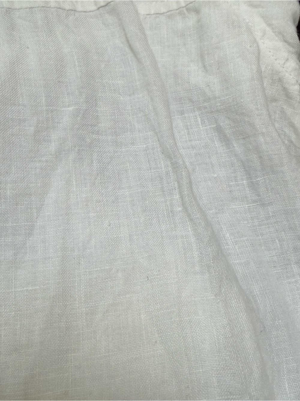 Eileen Fisher white sheer oversized blouse - Picture 13 of 15